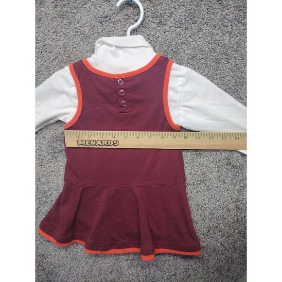 Virginia Tech Cheerleading Outfit Size 18 Months... Hokies...Big Logo - ADORABLE - Picture 8 of 10